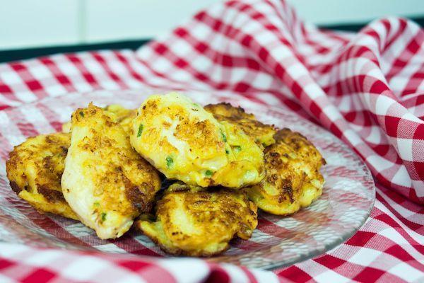 Cheesy Chicken Fritters – OneEarthHealth