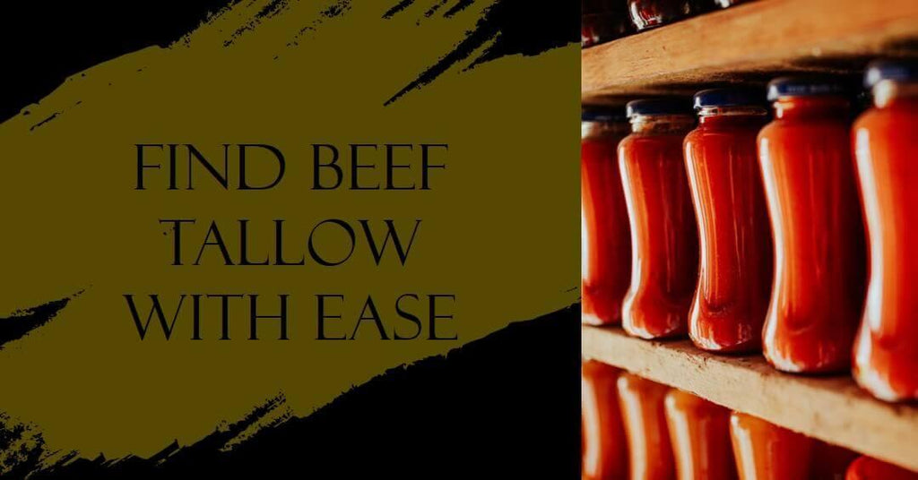 Where is beef tallow in grocery stores? Some quick places
