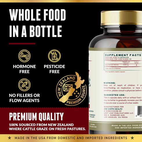 Beef Heart Supplement—100% Grass-Fed