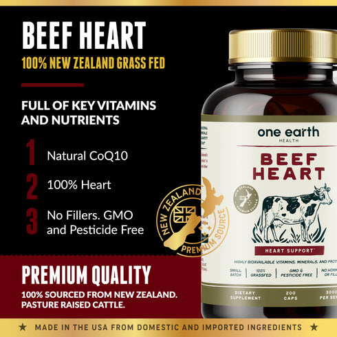 Beef Heart Supplement—100% Grass-Fed