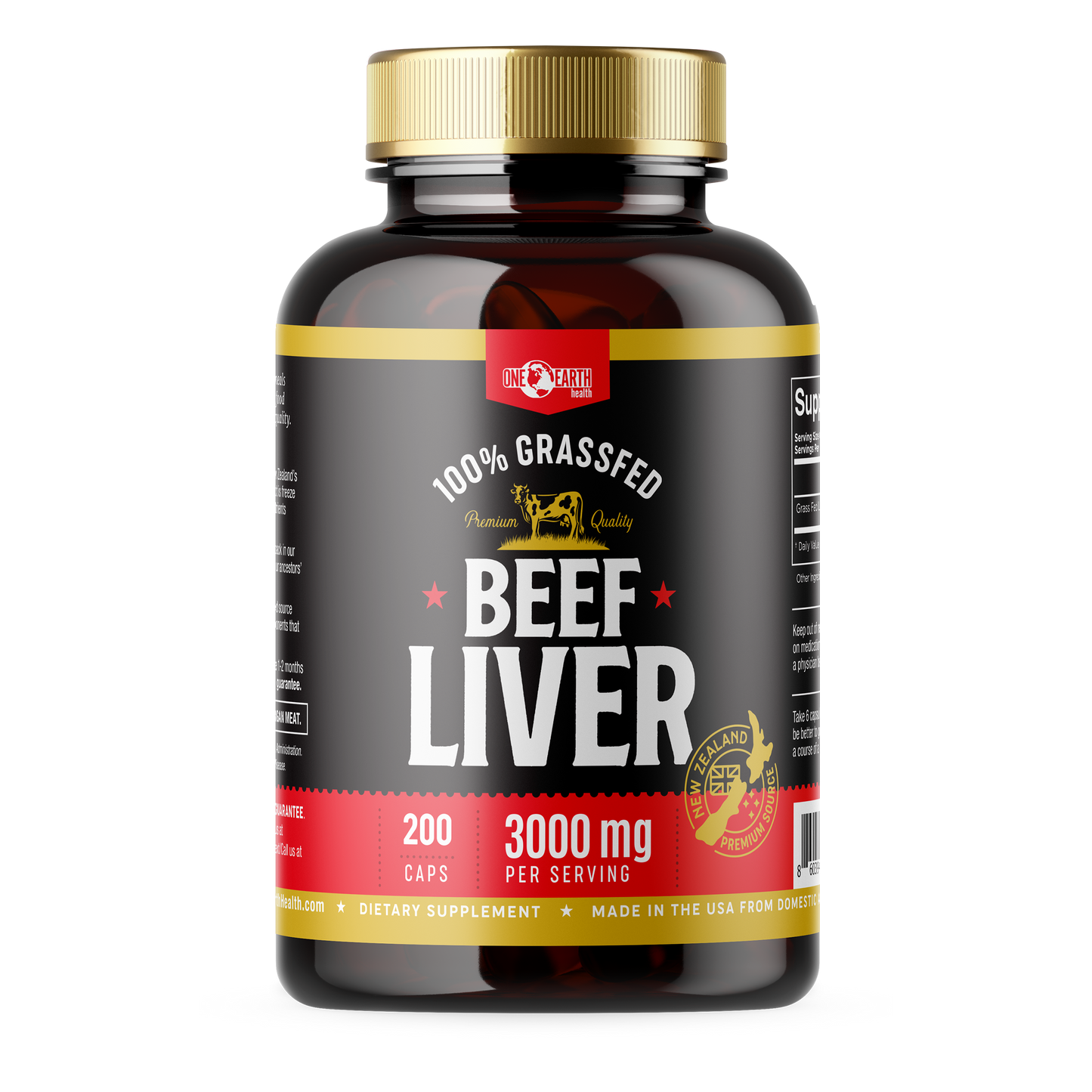 Beef Liver Supplement—100% Grass Fed Liver