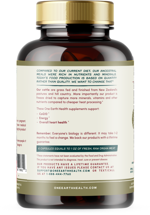Beef Heart Supplement—100% Grass-Fed