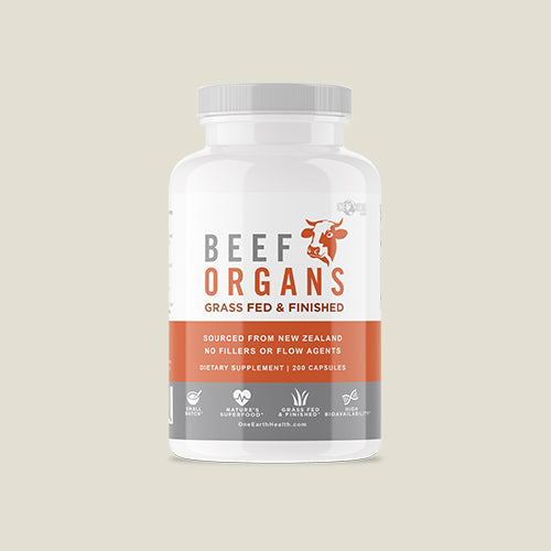 Beef Organ Supplements—Grass-Fed from New Zealand – OneEarthHealth